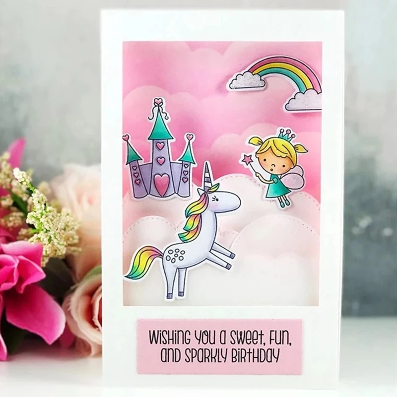 Zwierzęta Wiosna Wszystkiego Najlepszego Przyjaźni Wycinanie Wykrojniki Przezroczyste Znaczki Scrapbooking Do Tworzenia Papieru Ramka Karty Rzemiosło