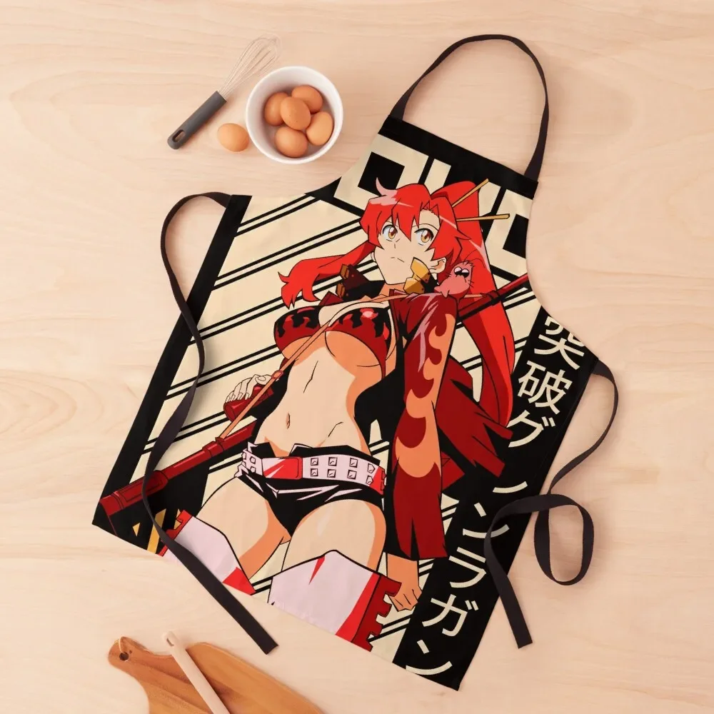 

Yoko Littner - Tengen Toppa Gurren Lagann Apron For Home Accessories Cute Kitchen Hairdresser Waterproof Apron