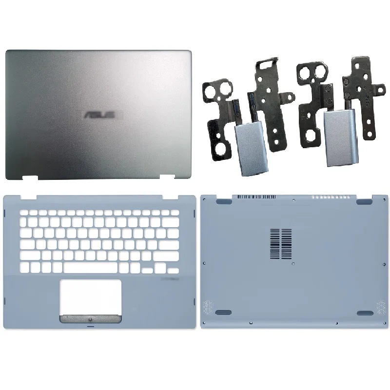 

Asus Laptops LCD Back Cover/Hinges/Palmrest/Bottom Case For VivoBook Flip 14 TP412 TP412U UA TP412F FA SF4100 V4000 Touch Case