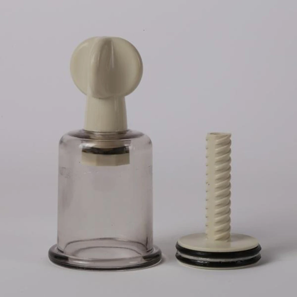 

Vacuum Cupping Device Suction Massage Therapy Sole Foot Anti Firming Body Care Set Round Edge Transparent Cups
