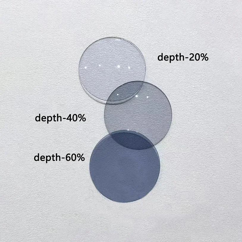 

1.56/1.61/1.67/1.74 1.56 1.61 1.67 1.74 Prescription resin aspherical dyed lens discoloration solar eye lenses Light transparent