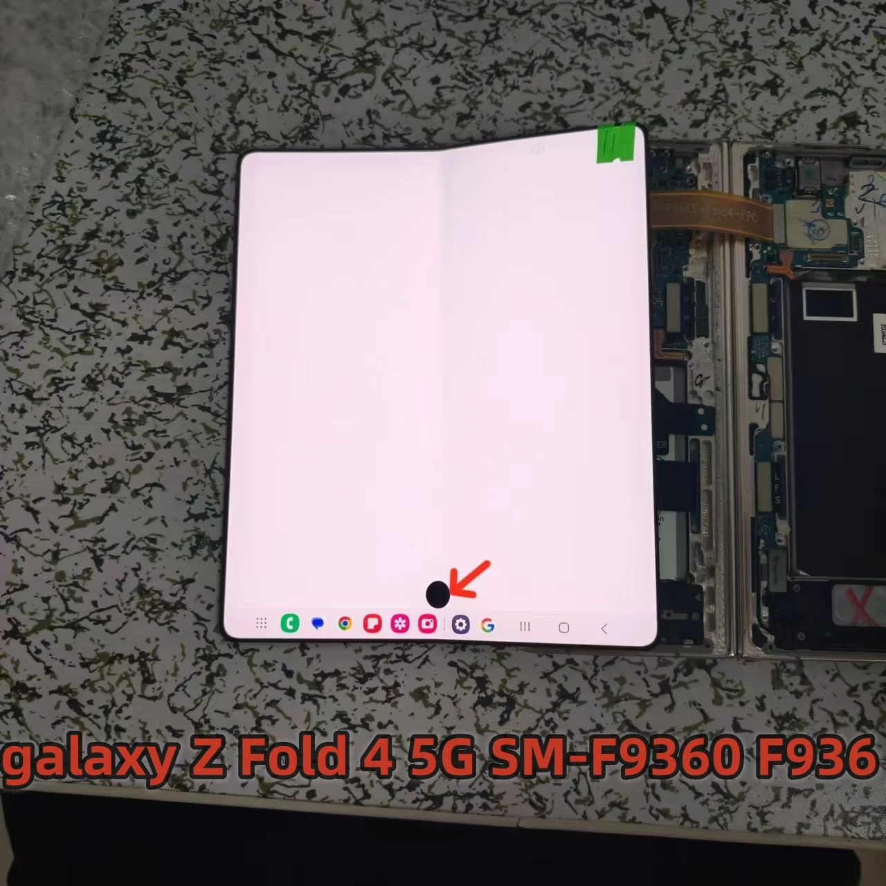 Defective internal display AMOLED Z-Fold 4 5G LCD suitable for F936B F936F/DS F936U original touch screen replacement component