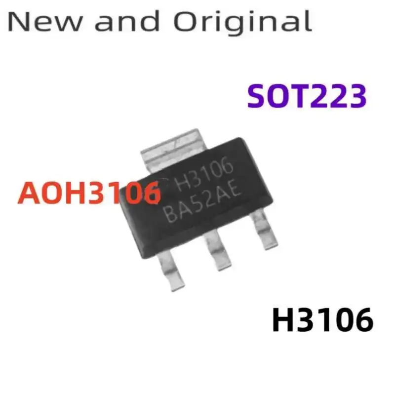 

AOH3106 H3106 SOT223 N-Channel 100-V (D-S) MOSFET