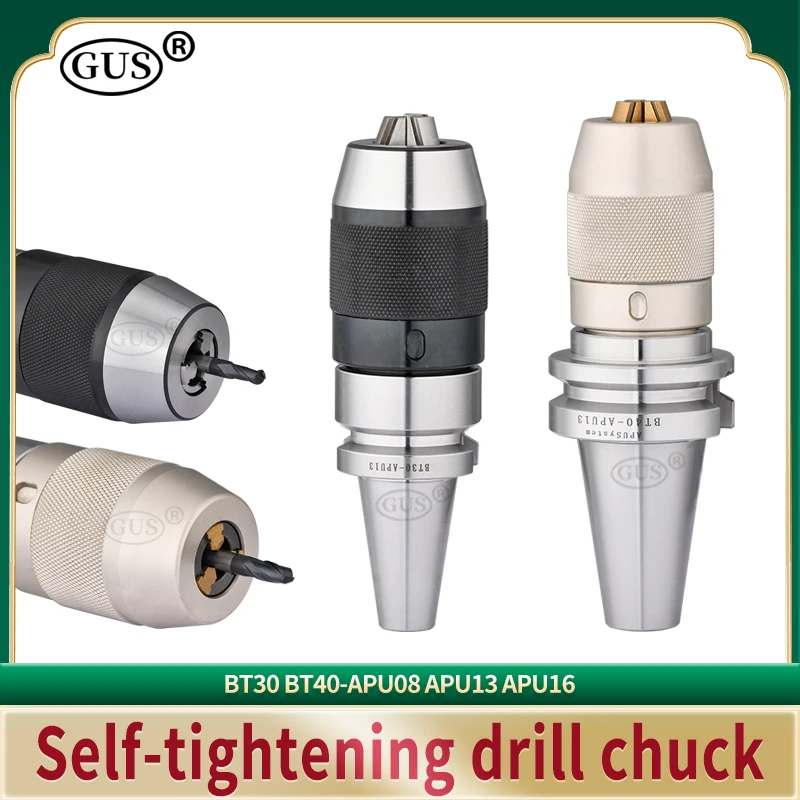 bt30-bt40-apu08-apu13-apu16-tool-holder-bt-spindle-apu-automatic-drill-chuck-cnc-integrated-self-tightening-milling-lathe-tools
