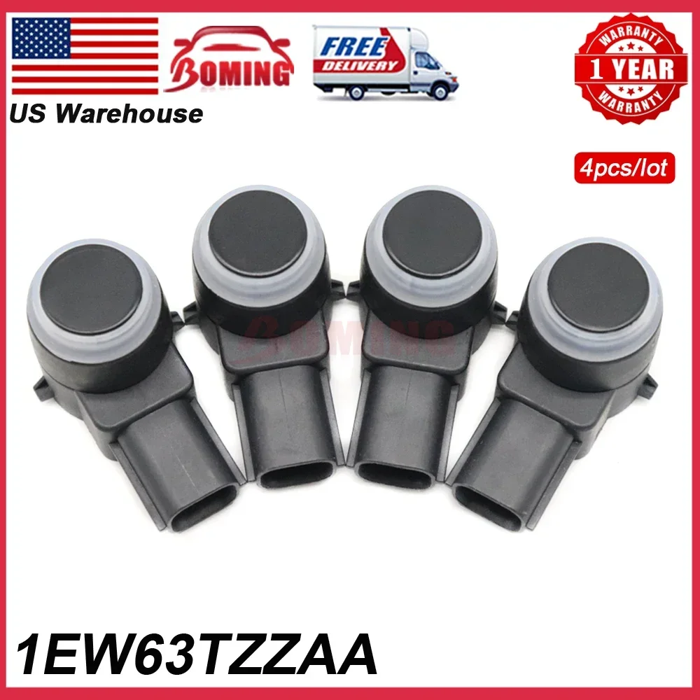 

4PCS New PDC Parking Sensor 1EW63TZZAA For Jeep Grand Cherokee Commander Dodge Ram Journey Durango Chrysler 300 Fiat Freemont