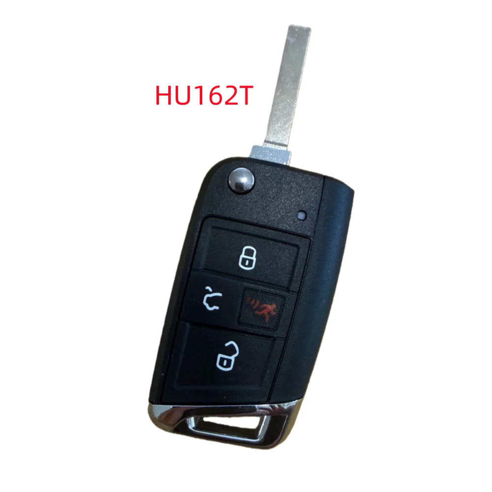 4 Buttons Flip Folding Car Key Shell For VW Volkswagen Seat Ibiza Skoda Superb Golf Mk7 Passat B8 Tiguan Remote Key Case HU66