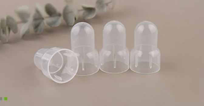200pcs Empty PET White/Black Dropper Oil Essential Bottle 50ml Refillable Portable Plastic Clear Drop Liquid Pipette Bottles
