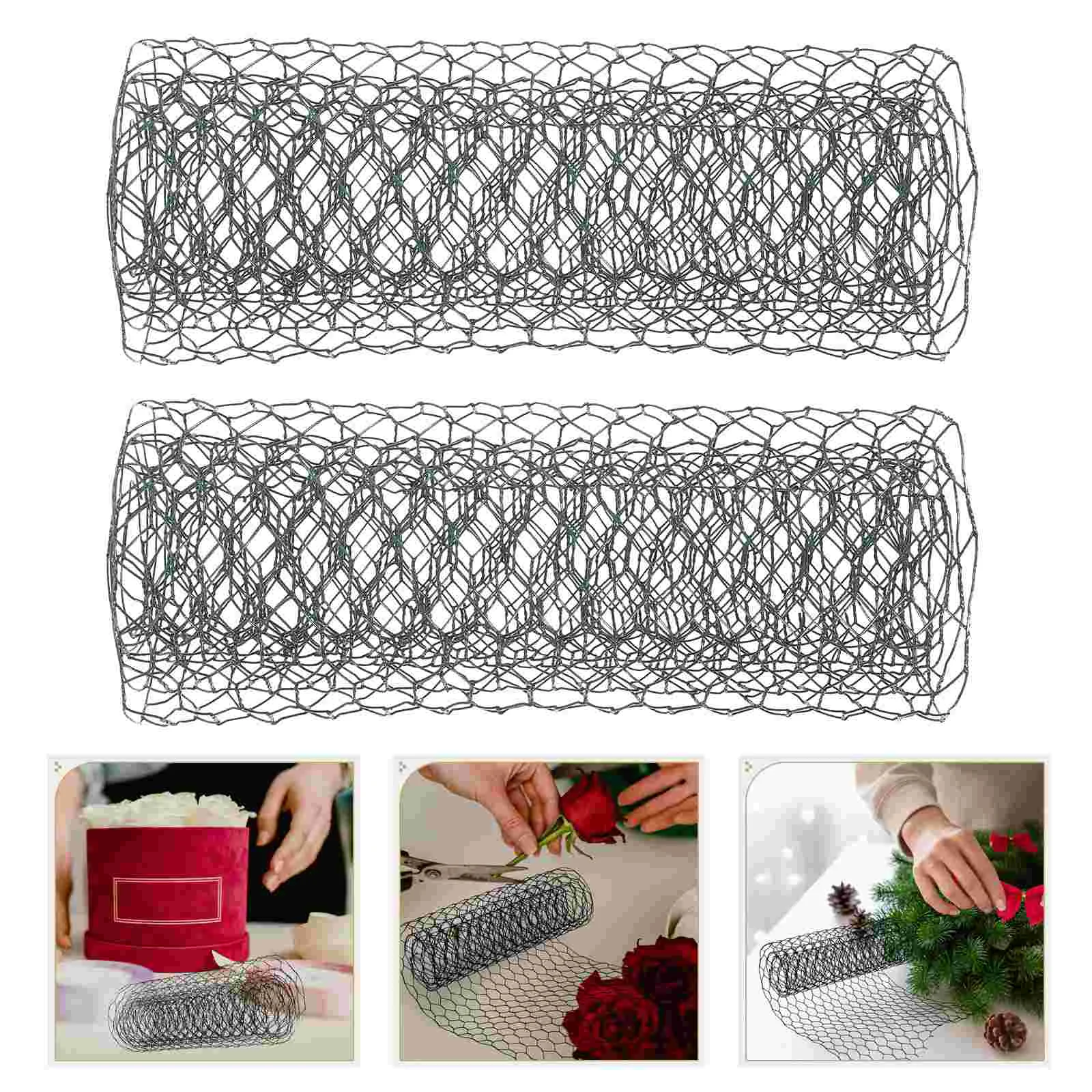 Barbed Wire Flower Arrangement Chicken Mesh Floral Supplies Iron Garden Fence Barrier Netting