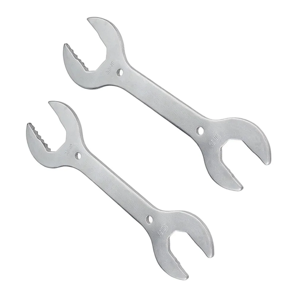 36mm 40mm Fork Wrench with Matching 30mm 32mm Ends for Bicycle Fork Repair Headset Installation Tool Steel Construction 38cm