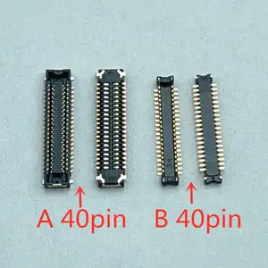 Bilashmart Flex Cable FPC Connector Plug Contact Jack Socket On Board Motherboard Samsung Galaxy A14 M A145M/DS A145P A145R 40Pin