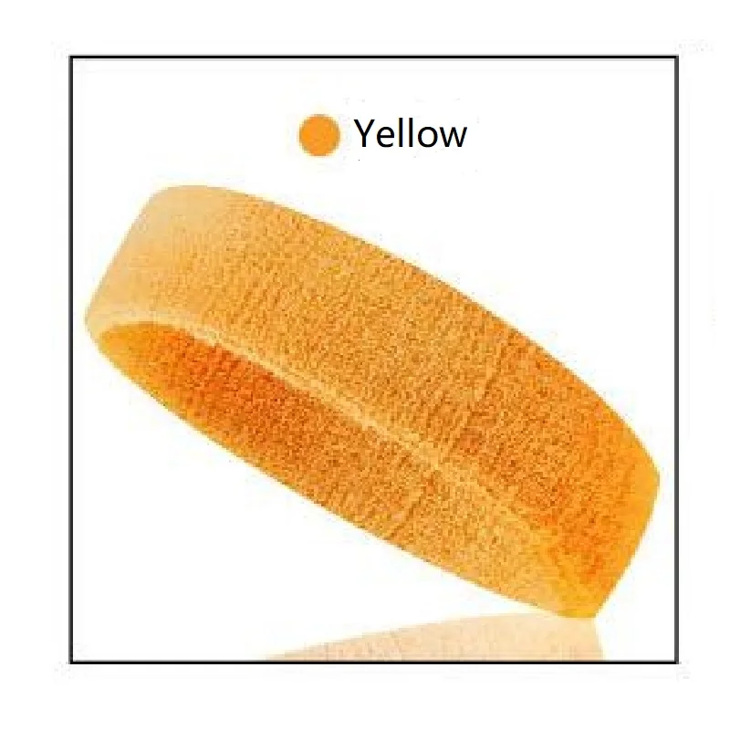 مادة منشفة صلبة عالية المرونة وسميكة ماصة للعرق والجري وركوب الدراجات في الهواء الطلق وعصابة رأس رياضية #5