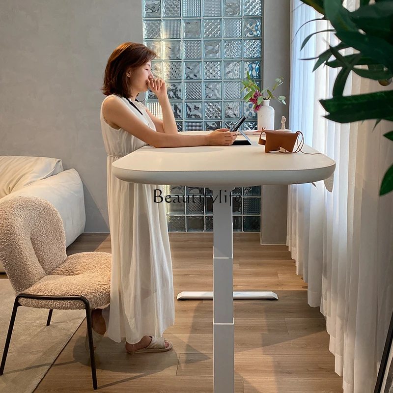 كريم الرياح الحد الأدنى دراسة رفع مكتب ضوء الفاخرة الحديثة مكتب غرفة المعيشة طاولة الدراسة #5