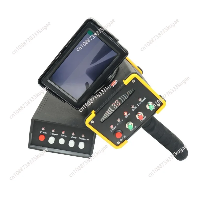 Remote Underground Metal Detector Treasure Hunter Gold, Silver and Copper High Precision Archaeological Detector Outdoor Display