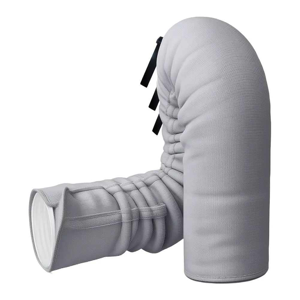 Flexible Design for exhaust Hose Insulation Air Conditioner Cover Double Fasteners Flexible Design Reinforced Edges Robust Fit