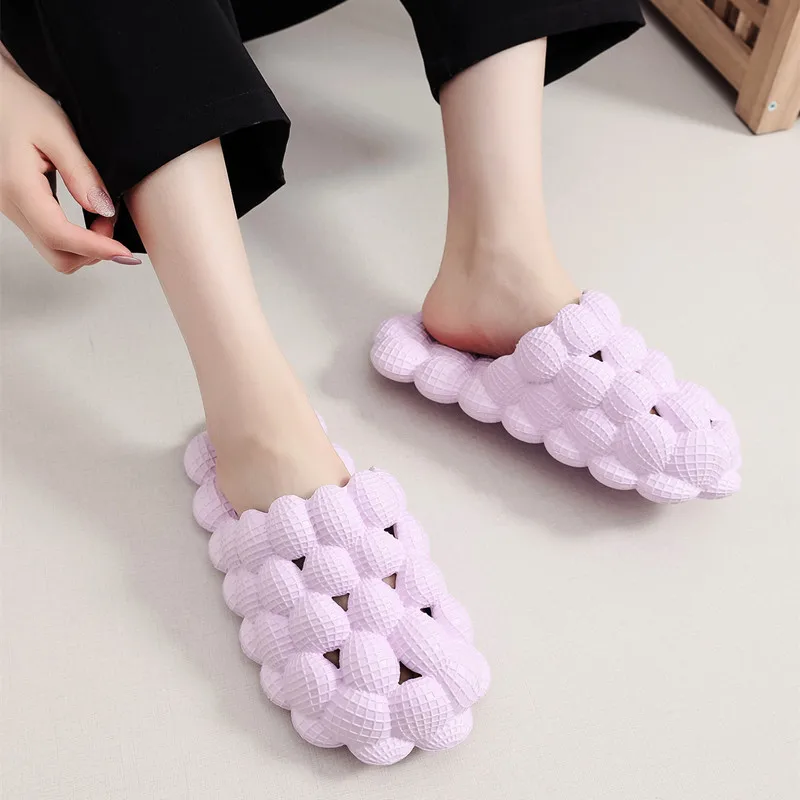 Women Summer Slippers Non Slip Comfortable Soft Thick Sole Bathroom Indoor Outdoor House Slippers Wholesale
