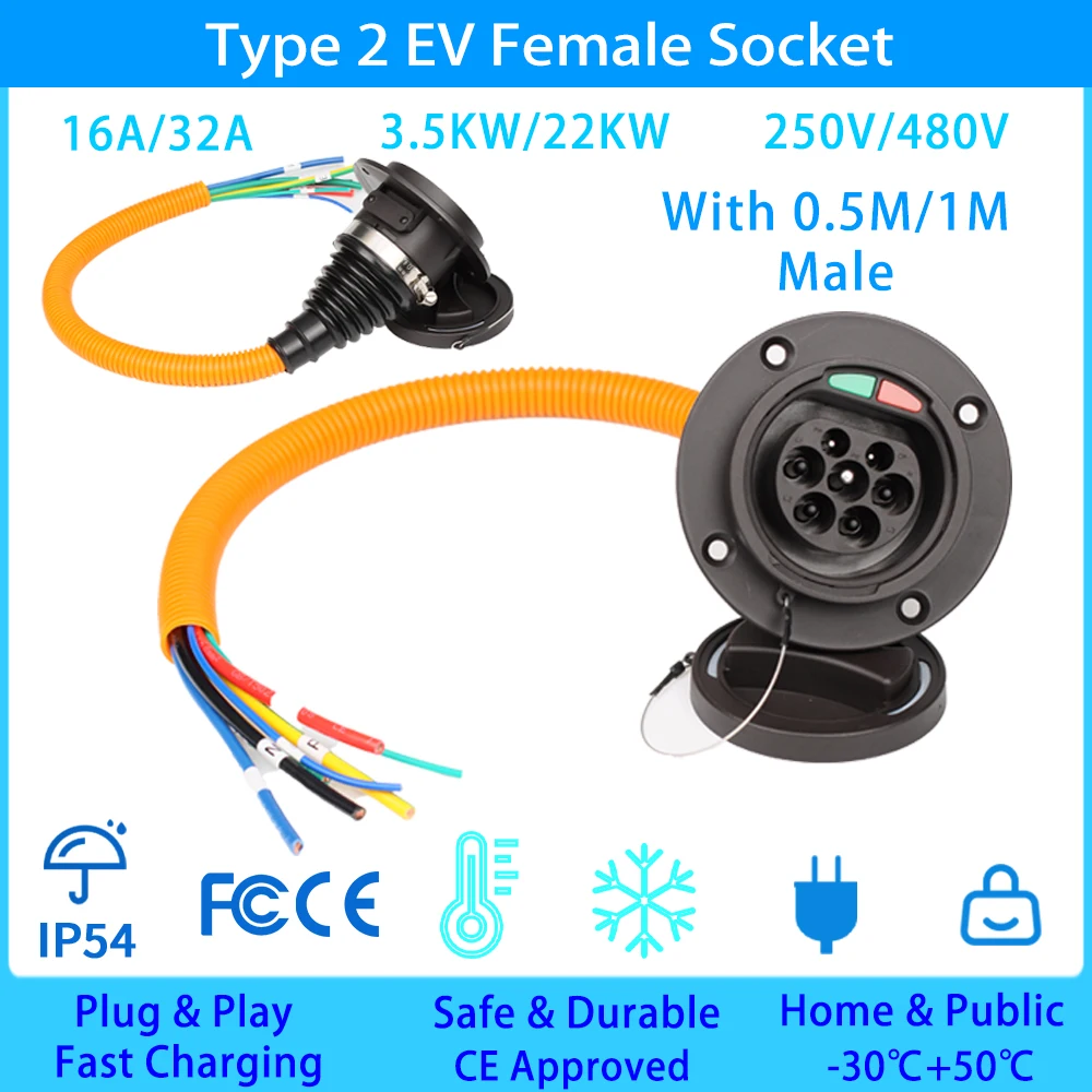 Розетка для зарядки электромоб – обзор и цена Ev Charger 11Kw Three Phase
