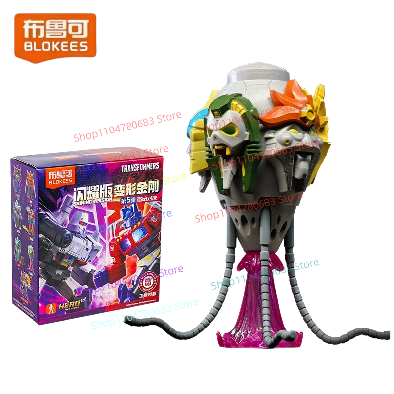 BLOKEES Transformers Shining Series Wave 5 Megatron Optimus Prime Light-Up Assemble Building Block Model ToyGifts Action Figures image 3
