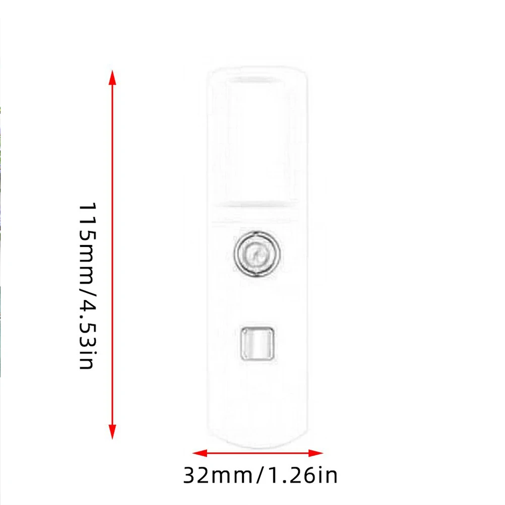 Compact Portable Hydrator Facial Steamer Cold Spray Device Nano Facial Humidifier Pore Cleaner