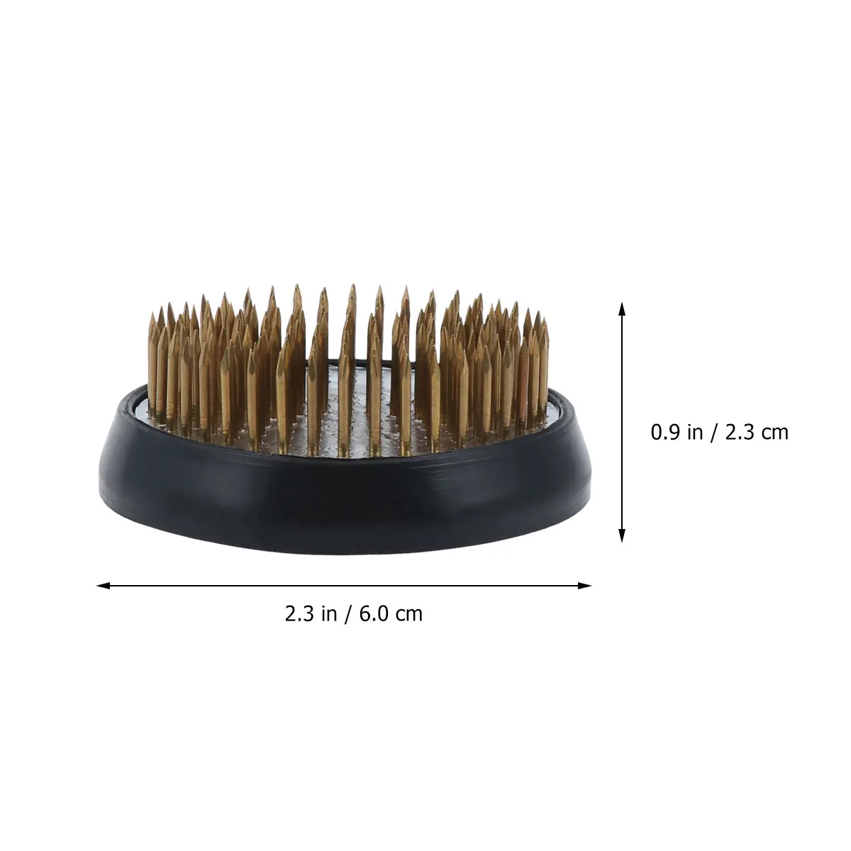 

6 Cm Chinese Style Copper Needle Flower Arranger Cages Floral Arrangements Holder