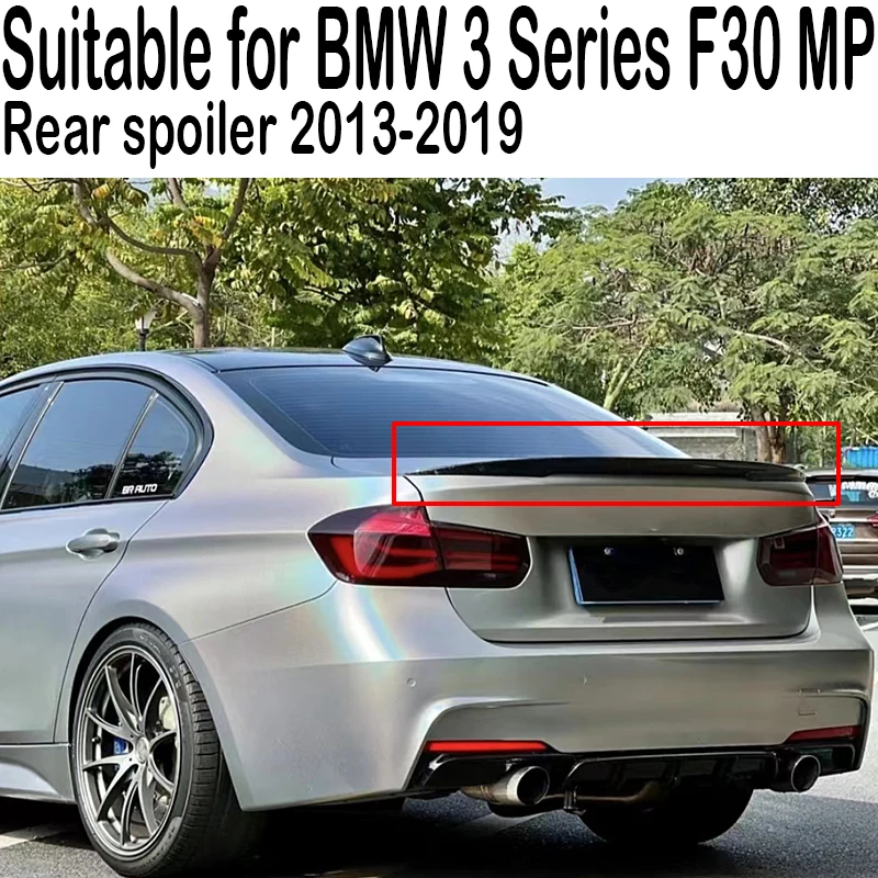 

Suitable for BMW 3 Series F30 318i 320i 325i 2013-2019 MP style carbon fiber car modification parts, rear trunk lid spoiler