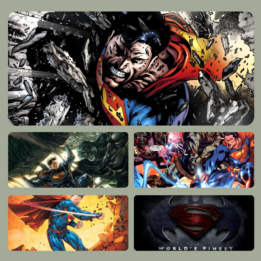 M-Marvel S-Superman Mousepad Large Computer Gaming Accessories MousePads Desk Mats Anti-slip Laptop Soft Mouse Pad