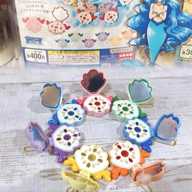 

Bandai Gashapon Mermaid Melody Pichi Pichi Pitch Mini Transformation Mirror Charms Lucia Hanon Rina Bag Pendants Capsule Toys