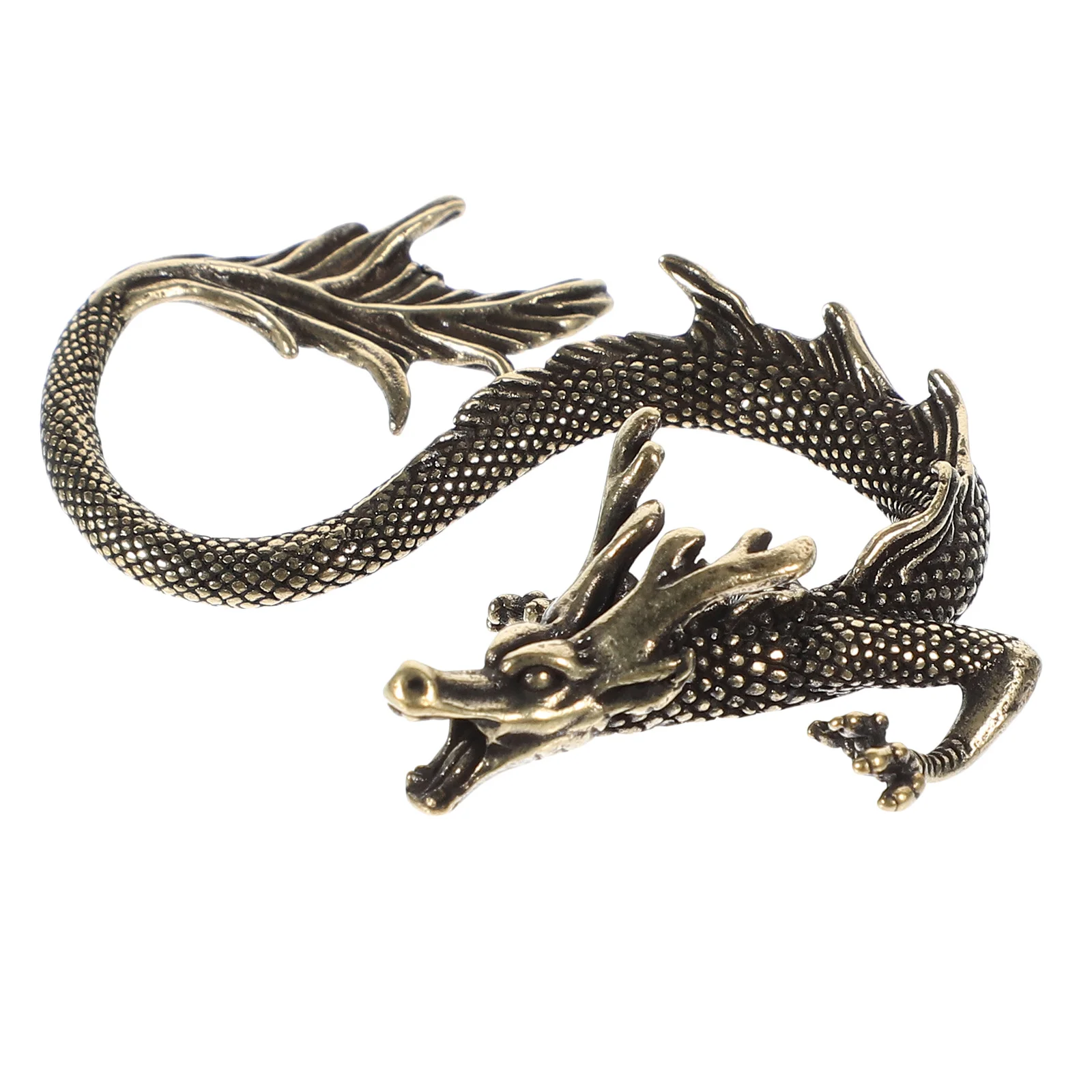 

Mini Copper Pet Retro Style Table Decor Zodiac Sculpture Creative Desk Ornament Indoor Outdoor Accessory