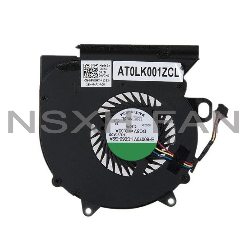 Original CPU Cooler Fan Latitude E6330 E6430S Laptop Fan EF60070V1-C060-G9A KSB05105HA-BH57 09VGM7