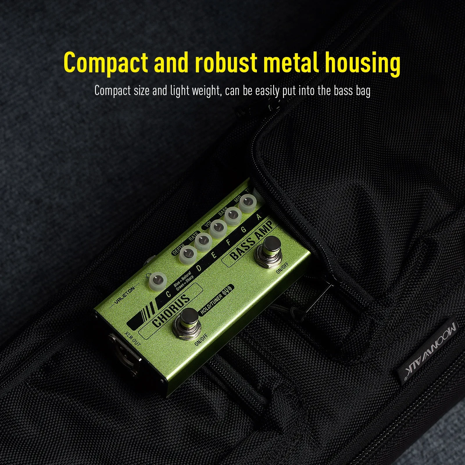 VALETON Dapper Bass Mini Stage Session Gigging pratica Analogico Amp Boost Comp Chorus Bass Pedale multieffetto MES-2 Regali