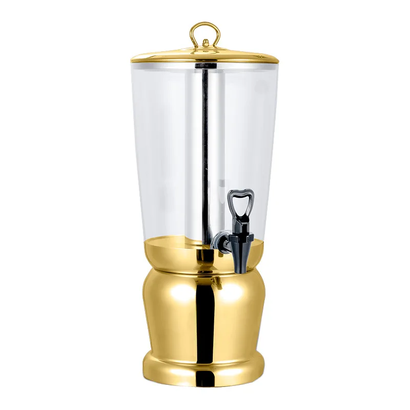 

Stainless steel drum-shaped juice tripod hotel buffet common equipment