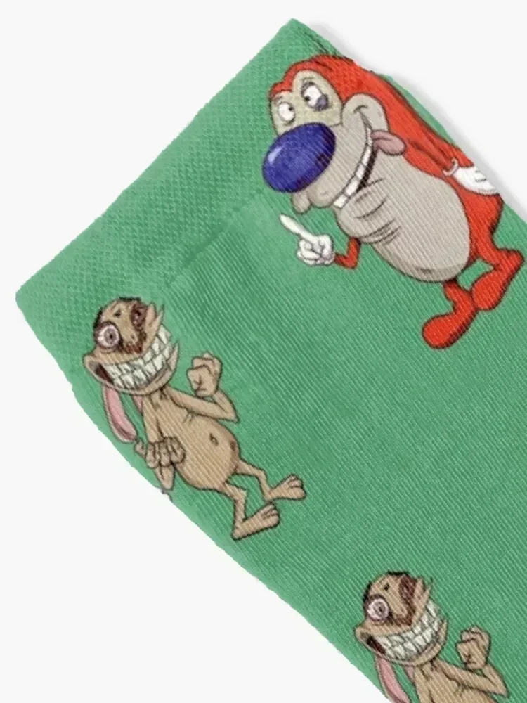 Ren and Stimpy Socks Toe sports tennis valentine gift ideas golf Men's Socks Luxury Women's