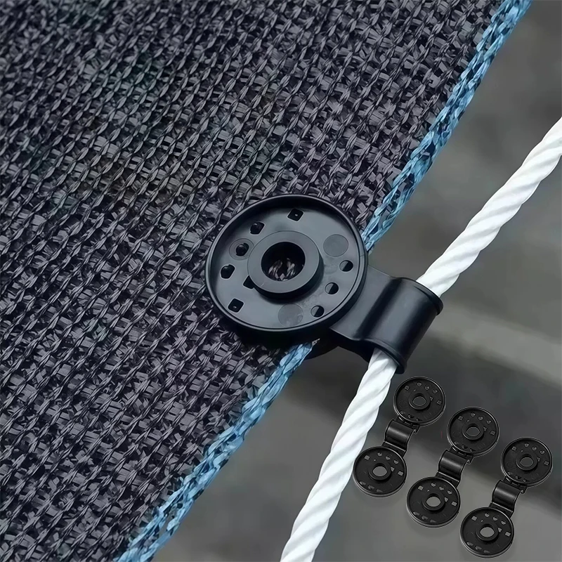 20/50/100Pcs Shade Cloth Clip Shade Fabric Clamps Grommets for Net Mesh Cover Sunblock Fabric in Garden Backyard Greenhouse