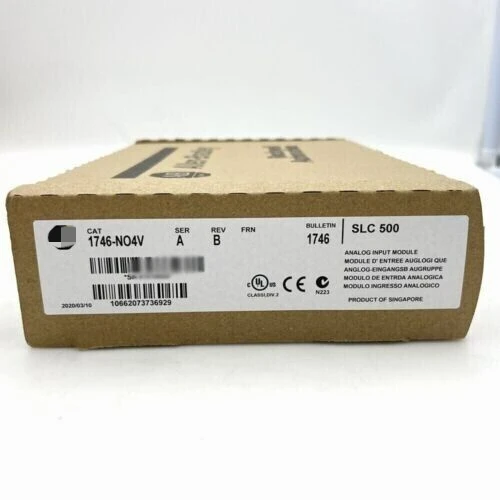 

New Factory Sealed 1746-NO4V SER A SLC 500 PLC Analog Output Module 1746NO4V