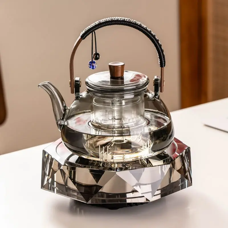 Household Tea Set Health Boiling Teapot Simplicity Cold Kettle Hot Tea Makers  Modern Simplicity Desktop Heater For