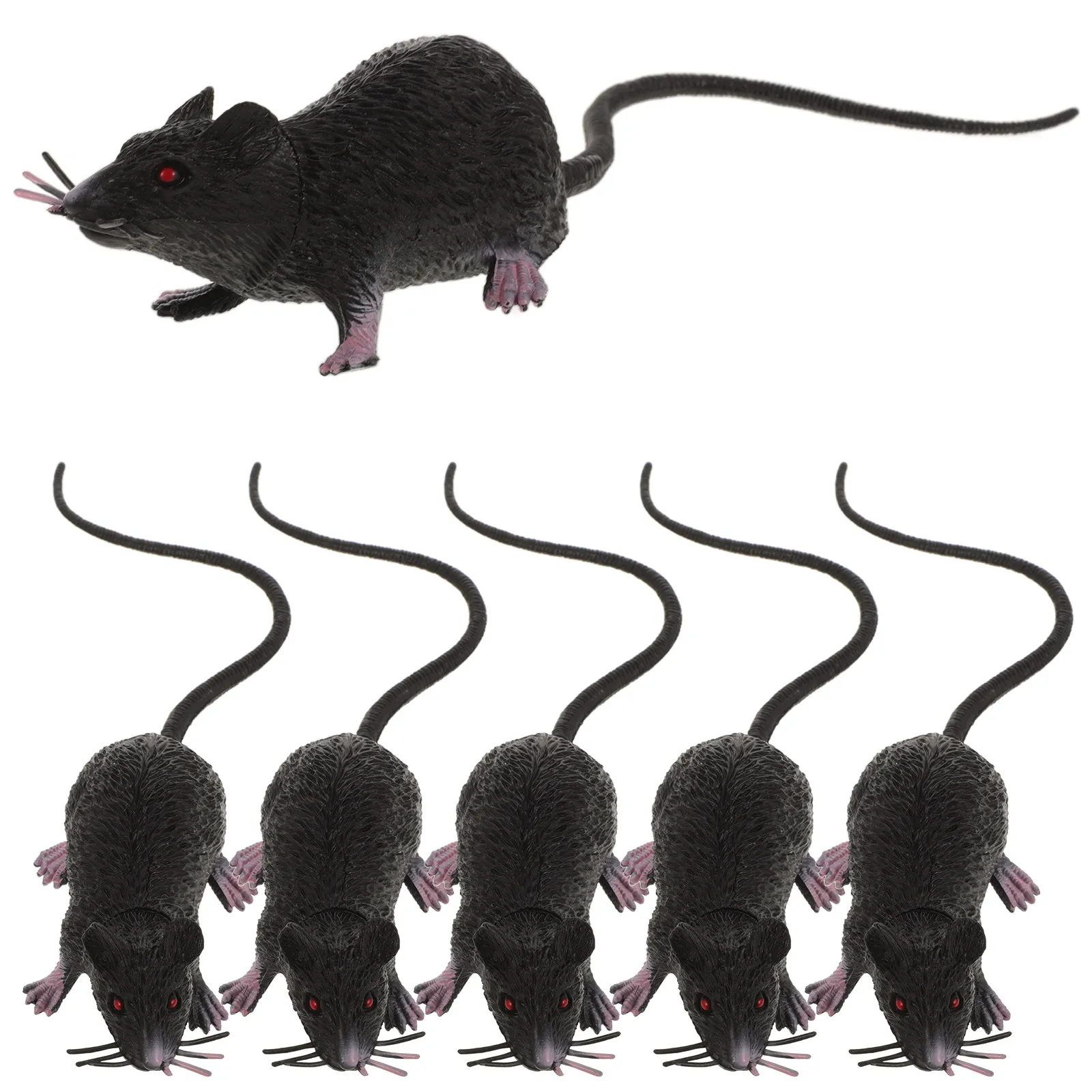 April Fools Prank Mouse Toy Halloween Office Practical Joke Prop Party Decoration Funny Mice Decor