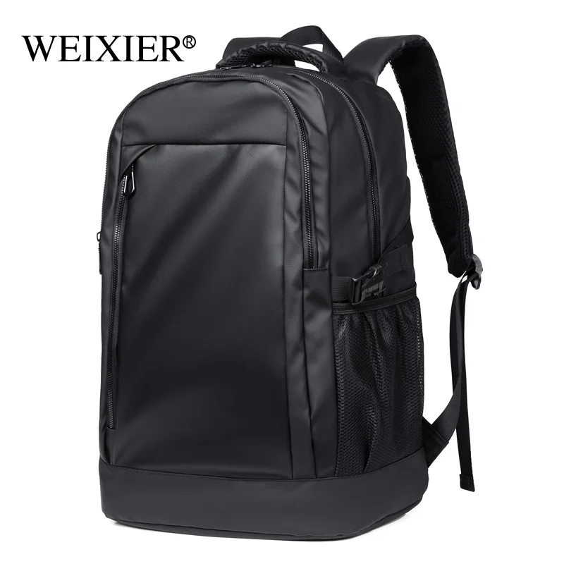 

WEIXIER Men's backpack Leisure business travel computer Middle school student backpack Fashion trend College student backpack