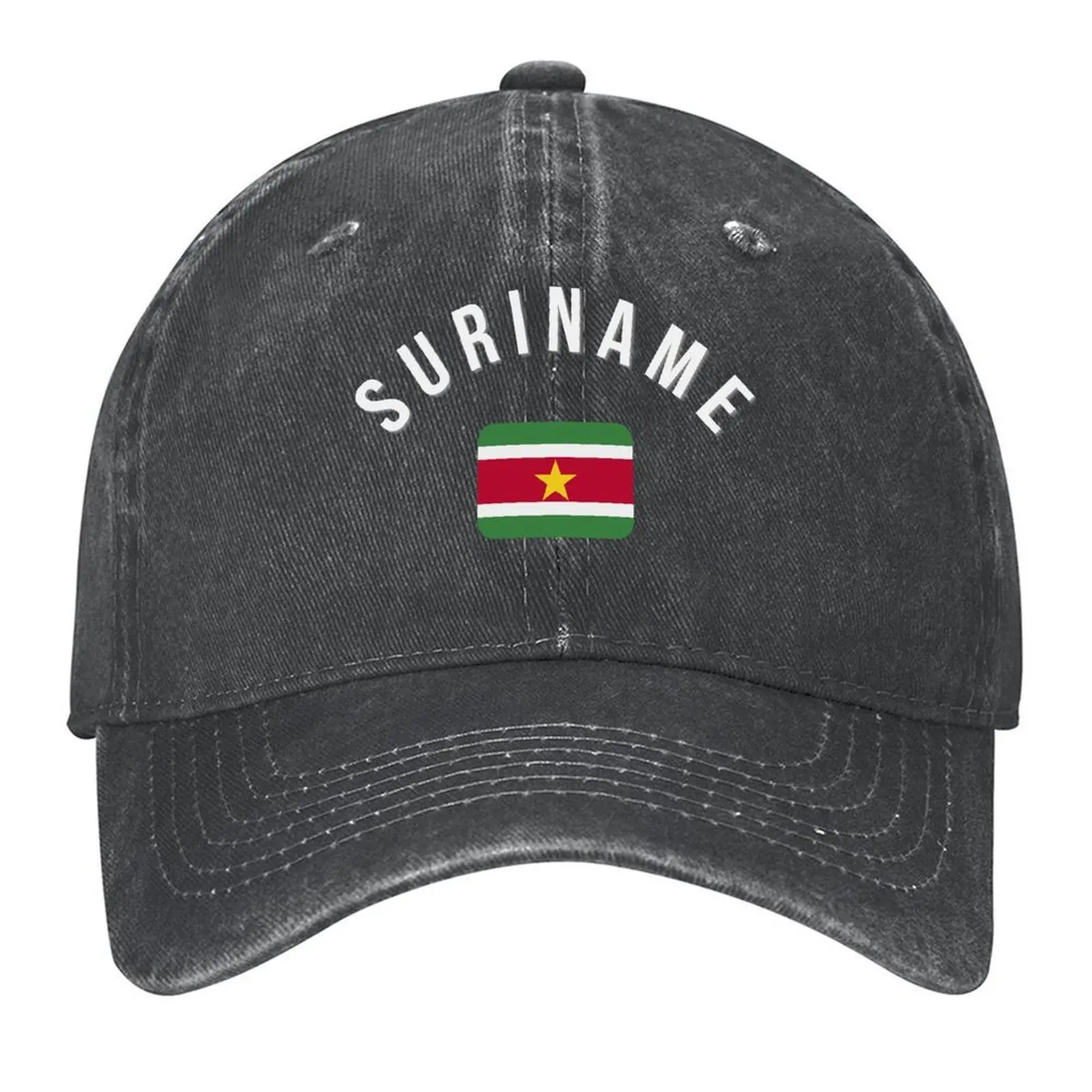 

Suriname Flag Baseball Cap sun caps Unique hats Beach Outing fun hats Men's Baseball Women's