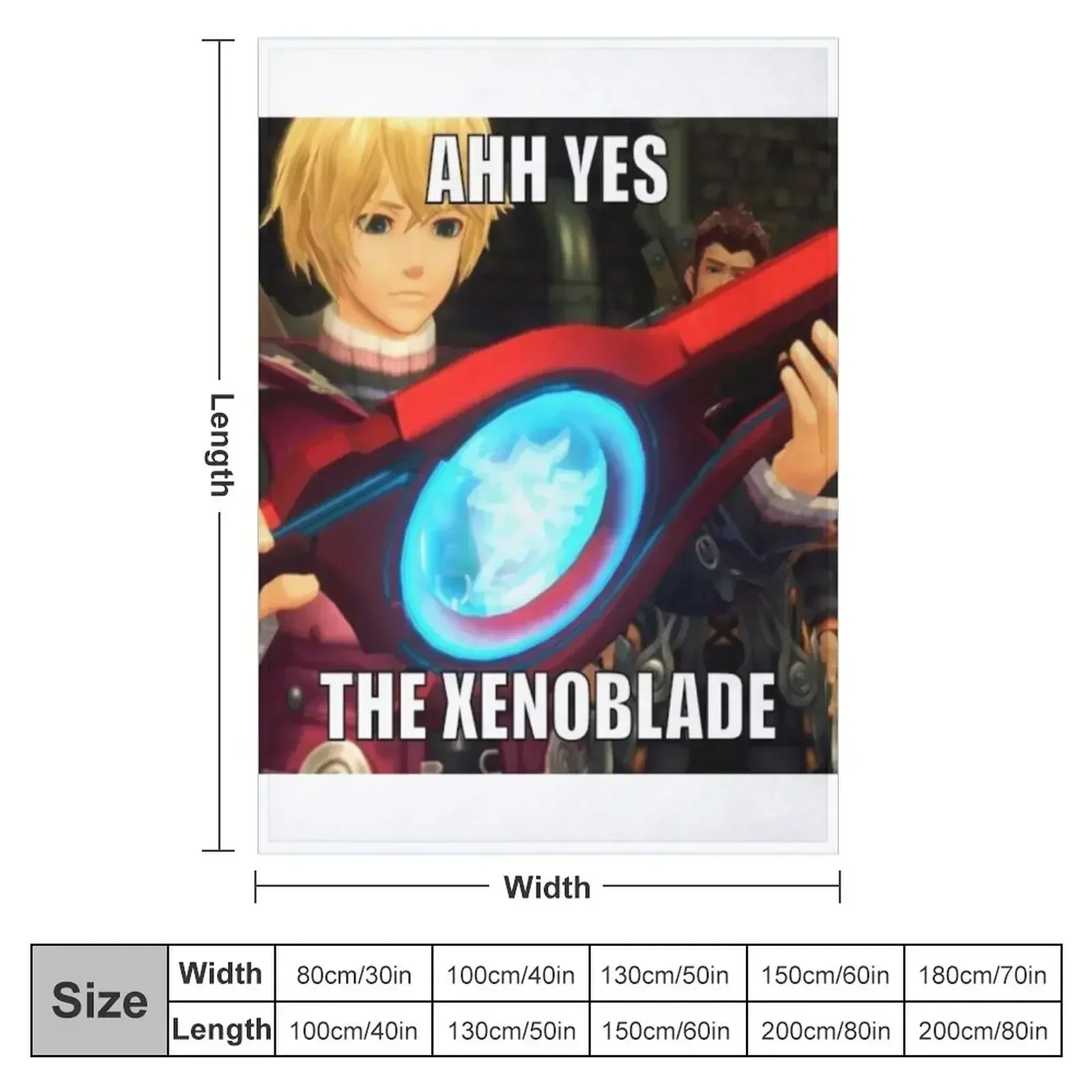 Ahh yes, The Xenoblade Throw Blanket Heavy Soft Beds Picnic Comforter halloween Summer Blankets