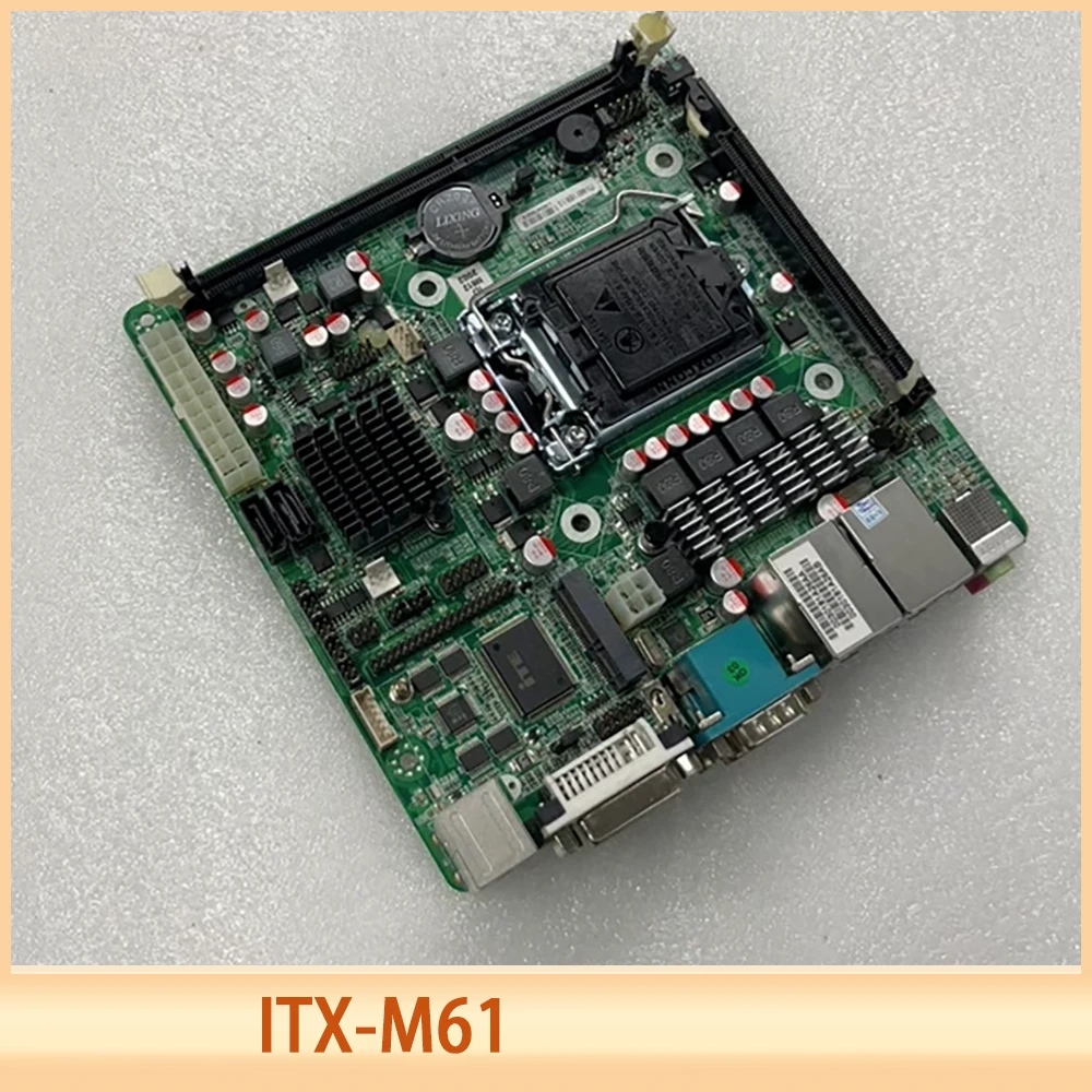 Dual gigabit Ethernet port industrial control motherboard LGA1155 ITX-M61