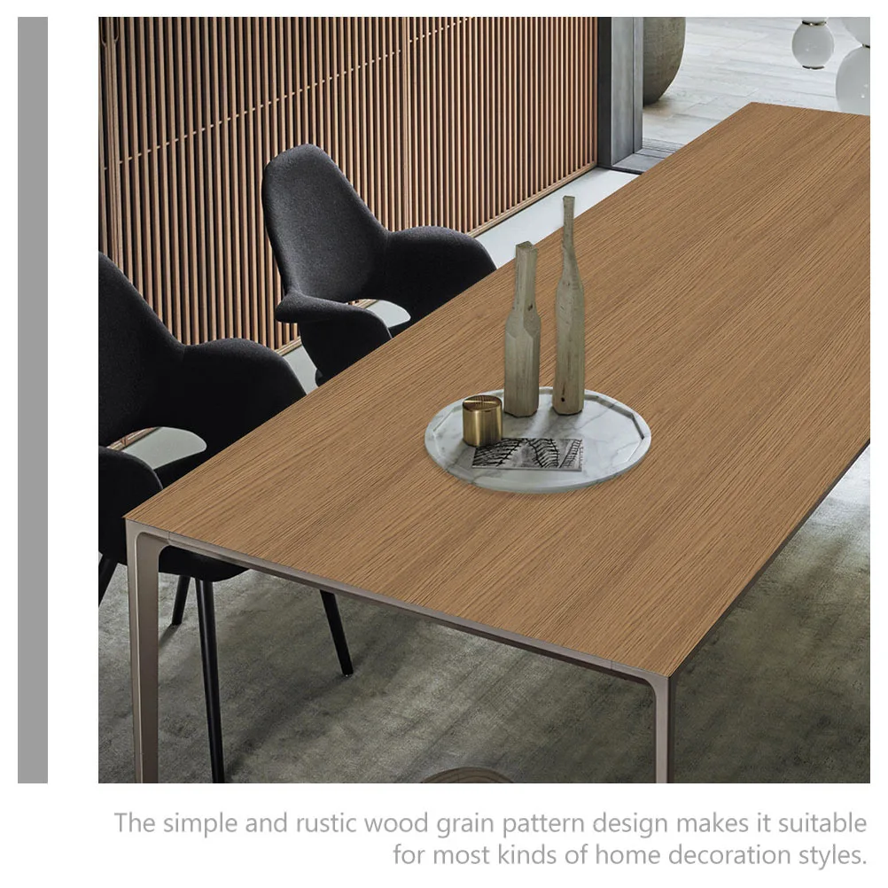 ملصق أرضيات PVC مقاوم للماء، ألواح خشبية قابلة للتقشير واللصق للمطبخ وغرفة النوم والمكتب، سهل التركيب، ديكور أرضيات قابل للإزالة #4