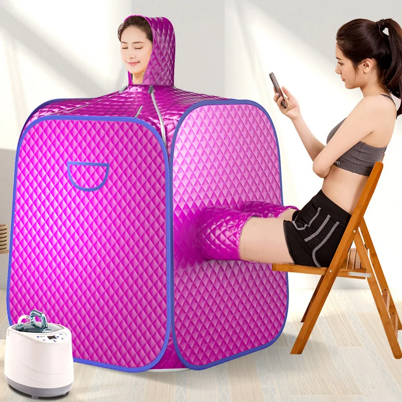 

Double Sauna Generator For Sauna SPA Portable Steam Sauna Home Weight loss Calories STEAM controller bath Cabin box bag Ease