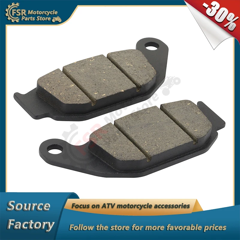 

REAR BRAKE PAD ASSY,Fits CFMOTO 250SR 300SR 250SR S 250NK 300NK 450SR CF250-A CF250-6F CF300-3 CF400-6F,P/N:6KM0-0911A0