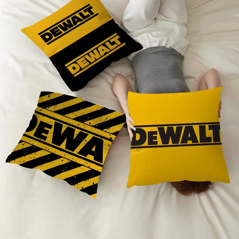 D-Dewalts Logo Personalized picture text home decorative pillows Household Gifts 45x45cm