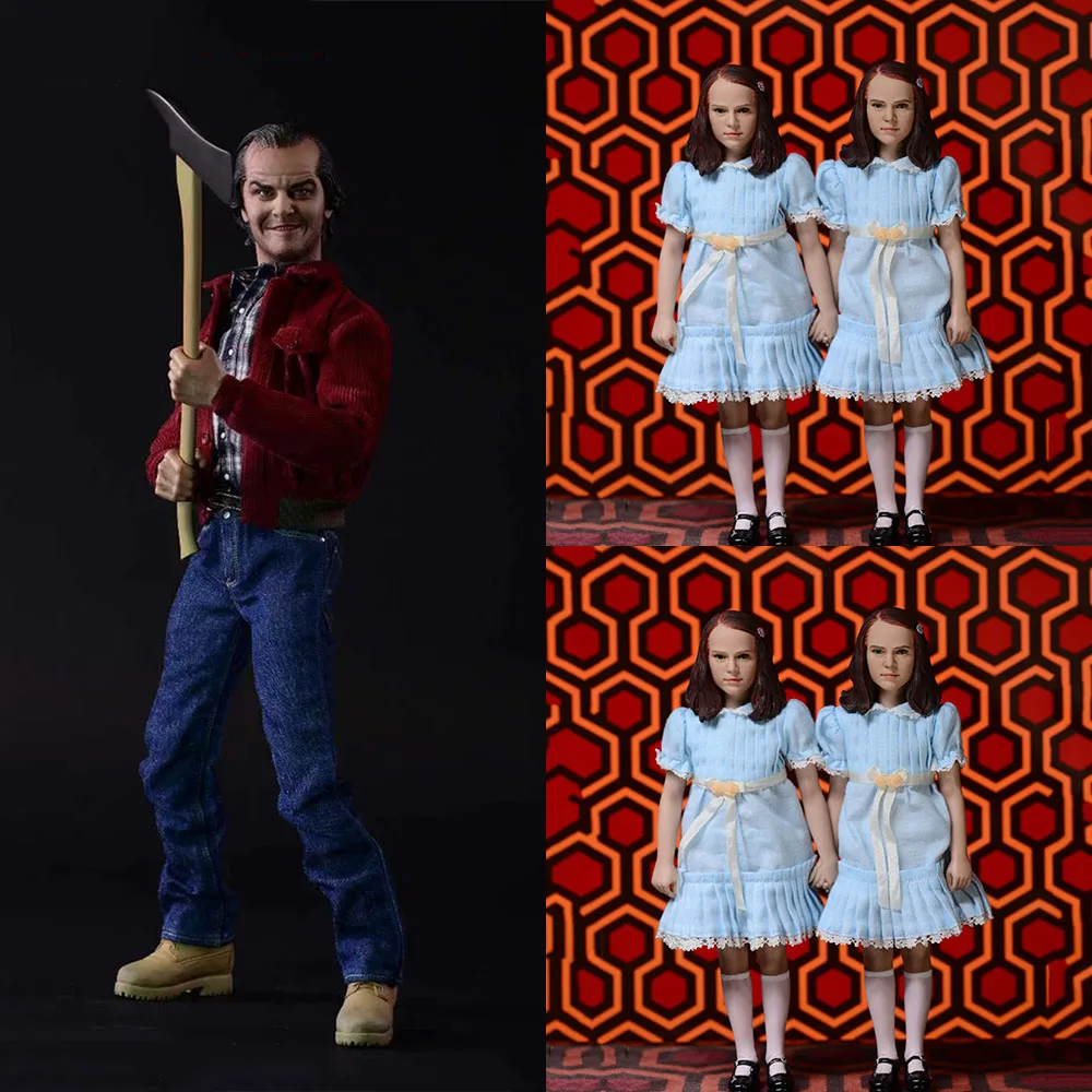 

1/6 Twins Girl Male The Shining Male Writer Jack Classic Horror Comics 12Inch Action Figures Model Redman Toys Rm049 Rm050