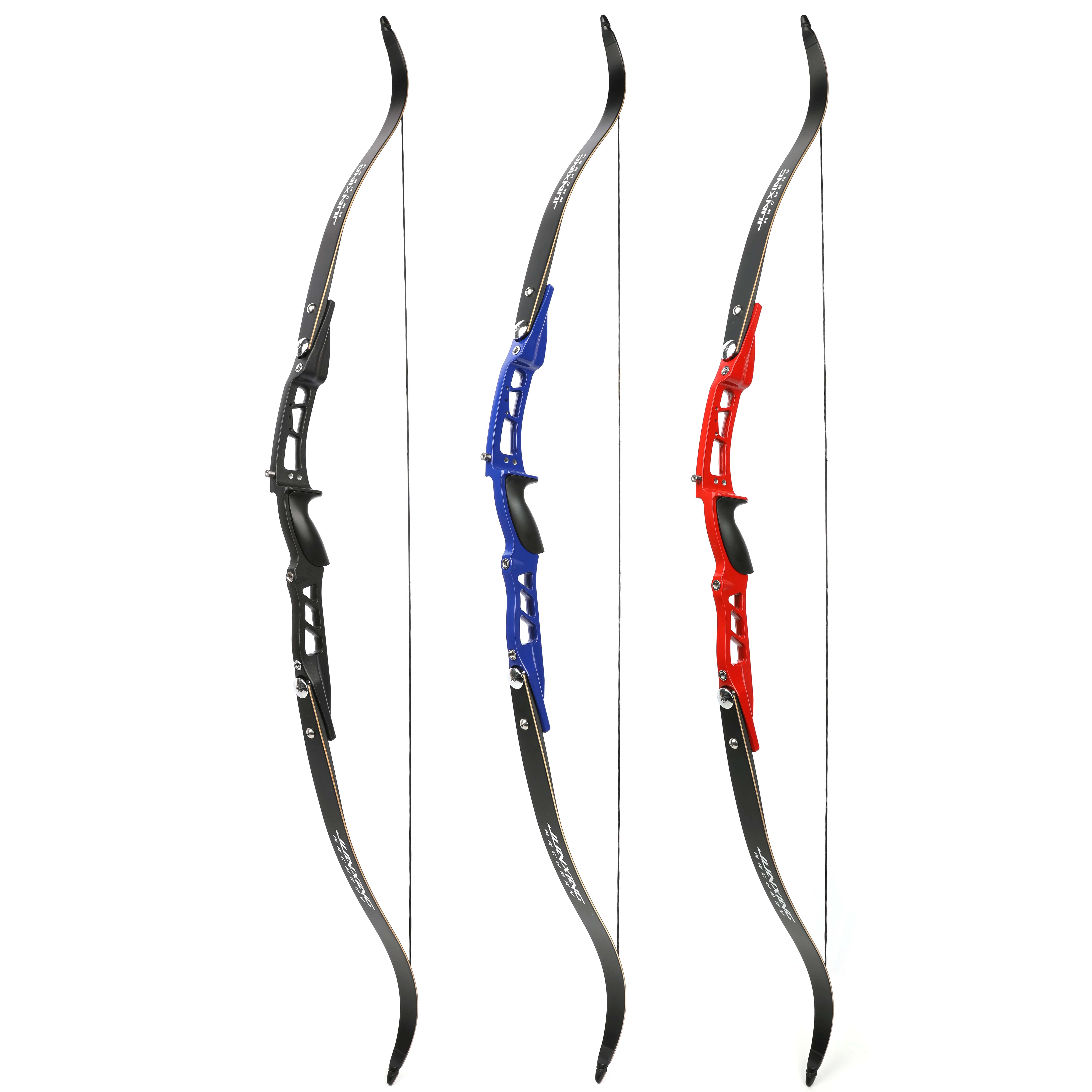 

JUNXING F167 66" ILF Takedown Recurve Bow 20/24/28/32/36/40lbs Right hand Archery Target Practice Competition Bow Shooting