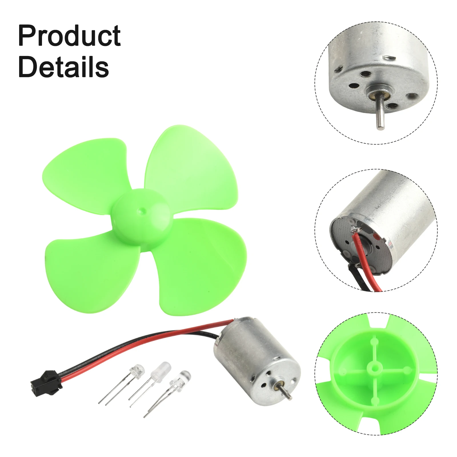 Small Generator Mini Wind Turbine Motor Bulb DIY Kit Power Alternative Energy Generator Experiment Generator Model 12V