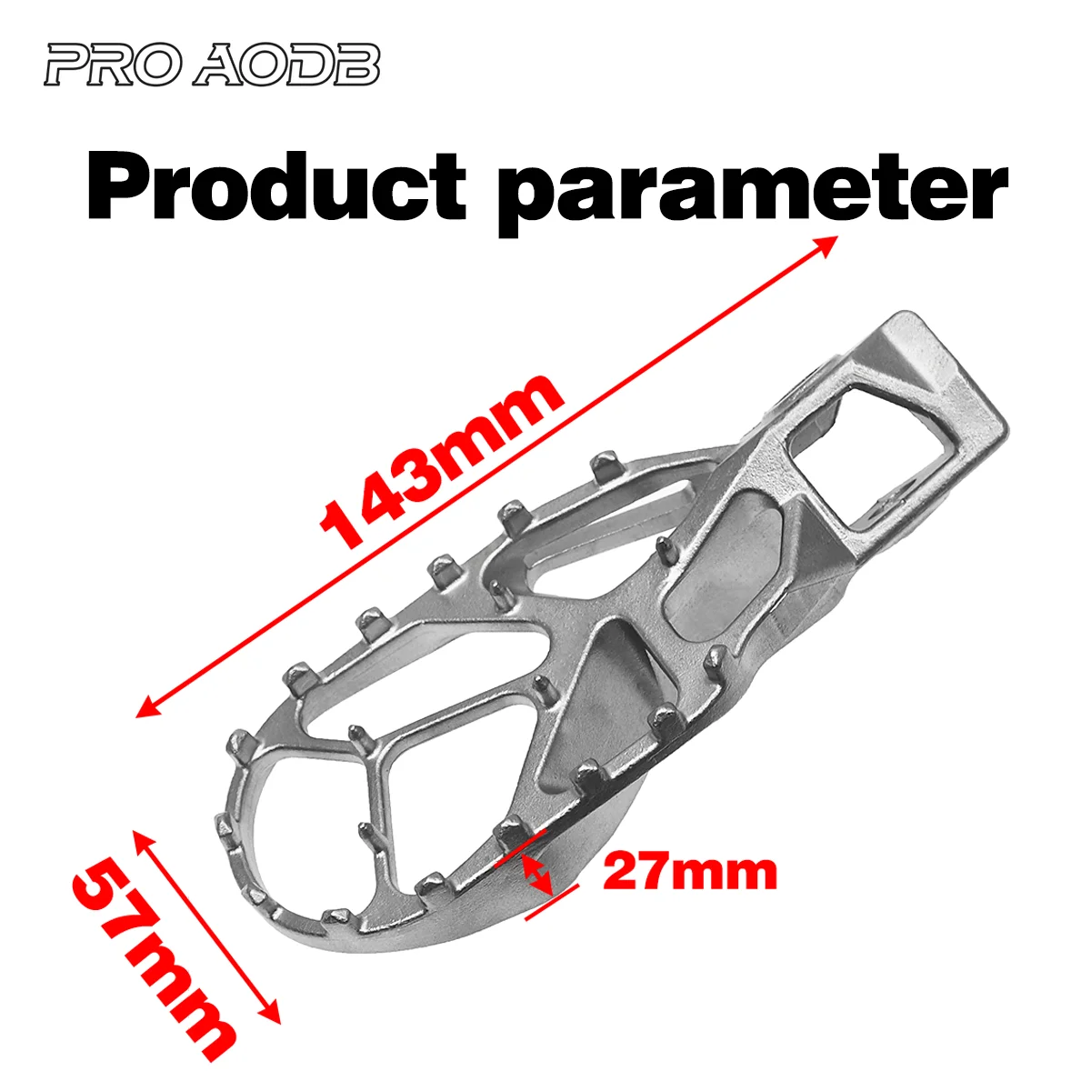 2024Motorcycle Footpegs Footrest Foot Pegs Pedal Rest For KTM Husqvarna GASGAS 125 150 250 300 350 450 500 Motocross Accessories