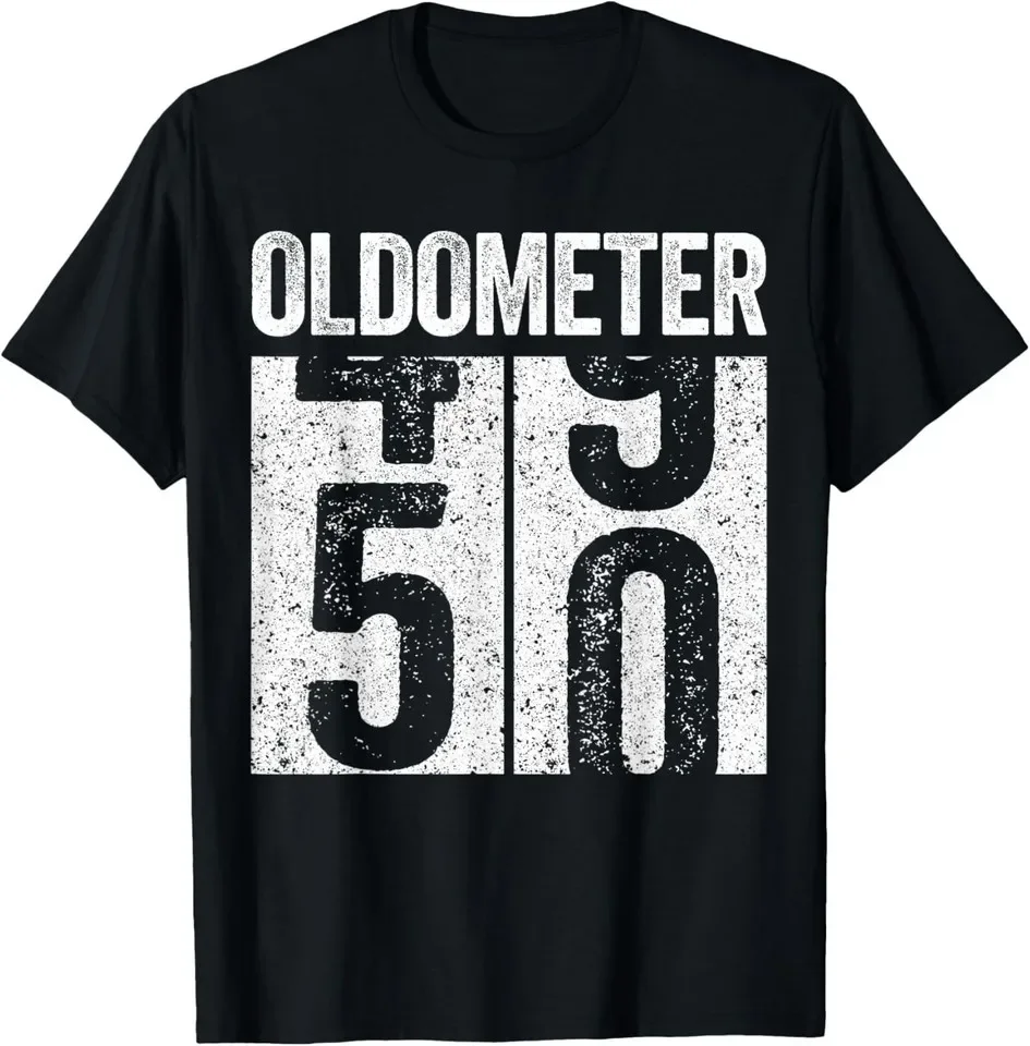 Oldometer 50 Shirt Men Women 50th Birthday T-Shirt Gift Unisex T-Shirt