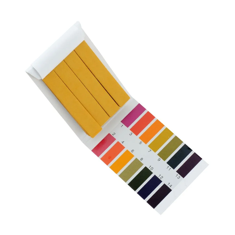 80Pcs PH Indicator Test Strips Set Ph Lacquer Strips 1-14 Litmus Paper PH Test For Aquarium Swimming Pool Paper Litmus Tester