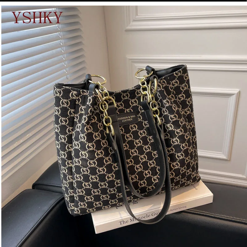 Women bag Shoulder bag Handbag sac a main Casual foreign style Plaid women\'s bag large capacity Tote bag